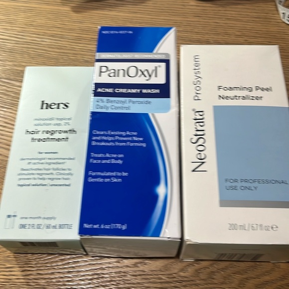NIB “hers”, PANOXYL, NEOSTRATA FOAM PEEL LOT - Picture 2 of 9